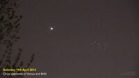Close Approached (CA) – Close Approach of Venus and M45 (210711-2000)