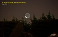 Earthshine (27 days old)