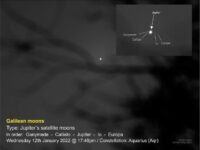 Jupiter behinds the trees