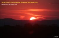 Sunset view in the Cotswold