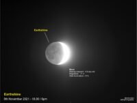 Earthshine (5 days old)