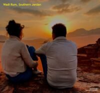 Sunset at Wadi Rum, Southern Jordan