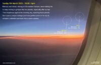 Venus & Mercury from the plane window