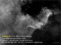 Caldwell 20 (C20 – North America Nebula)