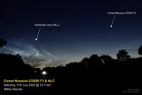 Comet Neowise F3 C2020 & NLC (200711-0311)