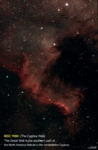 NGC7000-BNe-Cyg (North America Nebula) (The Cygnus Wall)