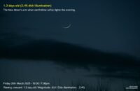 250330-1906 – Moonlit (1.3 days old disk illumionation 2.4)